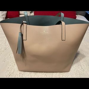 Kate Spade Reversible Pink and Blue Tote